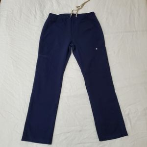 Figs Men's Cairo™ Cargo Scrub Pants (Medium - Navy Blue)